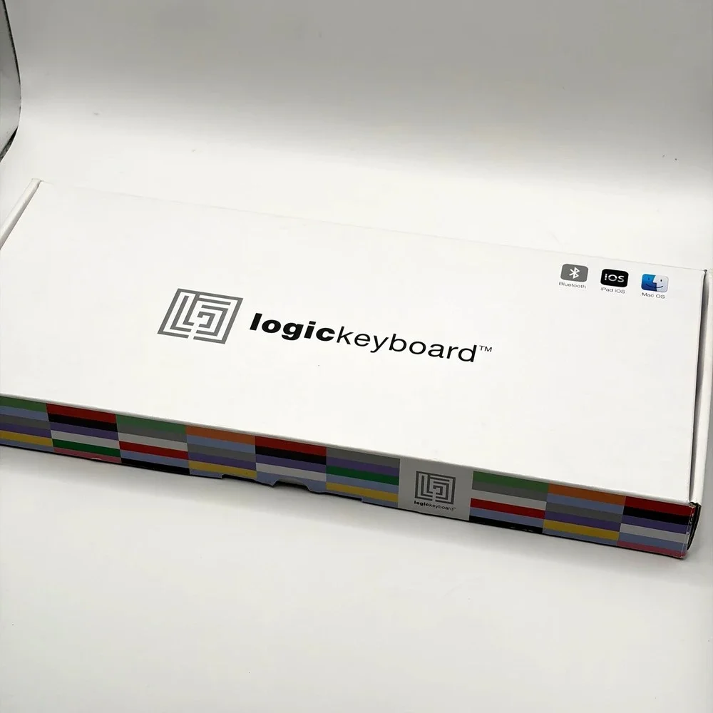 LogicKeyboard Large Print Bluetooth Wireless Keyboard iPad‎ Mac BKB3001 *READ*